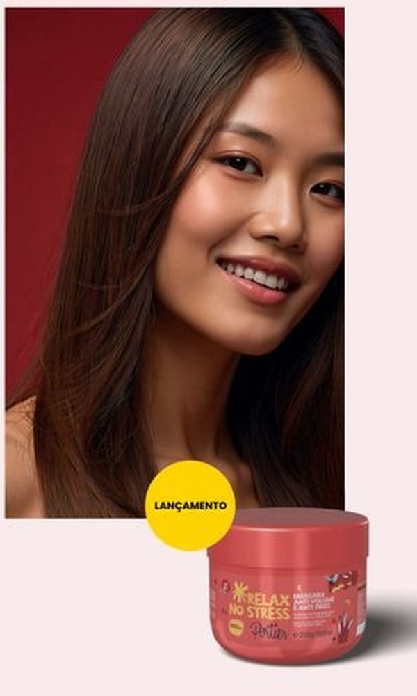 Máscara Anti-Volume e Anti-Frizz
